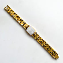 Load image into Gallery viewer, Vintage 1990s Gold-Plated Ladies' Seiko Quartz Watch with Hexagon Dial