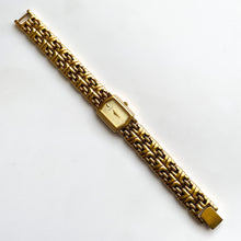 Load image into Gallery viewer, Vintage 1990s Gold-Plated Ladies' Seiko Quartz Watch with Hexagon Dial