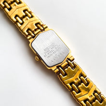 Load image into Gallery viewer, Vintage 1990s Gold-Plated Ladies' Seiko Quartz Watch with Hexagon Dial