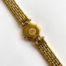 Load image into Gallery viewer, Vintage Ladies' Octagonal Gold-Plated Raymond Weil Quartz Watch with Diamonds