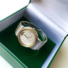 Load image into Gallery viewer, Rare Vintage 1987 Seiko Calendar Moon Phase Quartz Watch