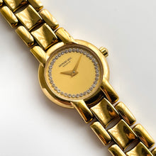 Load image into Gallery viewer, Vintage Ladies' Gold-Plated Raymond Weil Quartz Watch with Diamonds