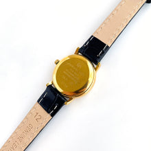 Load image into Gallery viewer, Ladies' Gold-Plated Raymond Weil Quartz Watch with Leather Strap and Black Dial
