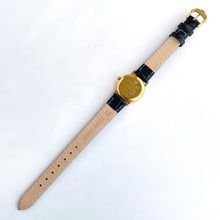 Load image into Gallery viewer, Ladies' Gold-Plated Raymond Weil Quartz Watch with Leather Strap and Black Dial