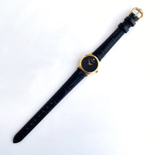 Load image into Gallery viewer, Ladies' Gold-Plated Raymond Weil Quartz Watch with Leather Strap and Black Dial
