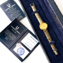 Load image into Gallery viewer, Ladies' 1997 Duo-Tone Universal Genève Quartz Watch