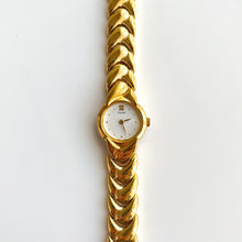 Load image into Gallery viewer, Ladies Pulsar (by Seiko) Watch with Gold-Plated Bracelet and Round Dial