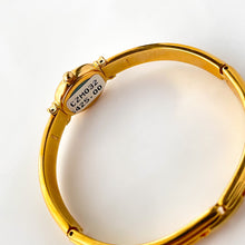 Load image into Gallery viewer, Very Rare 1995 Gold-Plated Lassale (Seiko) Articulated Bangle Quartz Watch with Mother of Pearl Dial