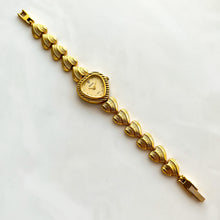 Load image into Gallery viewer, Ladies' Sekonda Gold-Plated Quartz Watch with Heart Shaped Dial