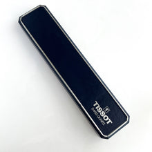 Load image into Gallery viewer, Ladies' Vintage Gold-Plated Tissot Quartz Watch with Braided Bracelet & Black Dial - Boxed