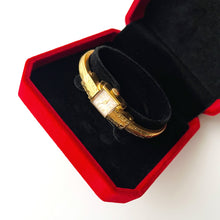 Load image into Gallery viewer, Vintage Ladies' Gold-Plated Bucherer Mechanical Bangle Watch