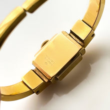 Load image into Gallery viewer, Vintage Ladies' Gold-Plated Bucherer Mechanical Bangle Watch