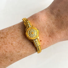 Load image into Gallery viewer, Vintage Gold-Plated Bucherer Mechanical Bangle Watch with Concealed Dial