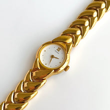 Load image into Gallery viewer, Ladies Pulsar (by Seiko) Watch with Gold-Plated Bracelet and Round Dial