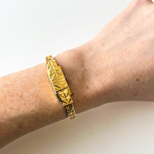 Load image into Gallery viewer, Vintage Gold-Plated Bucherer Mechanical Bangle Watch with Concealed Dial