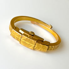 Load image into Gallery viewer, Vintage Gold-Plated Bucherer Mechanical Bangle Watch with Concealed Dial