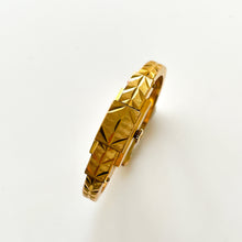 Load image into Gallery viewer, Vintage Gold-Plated Bucherer Mechanical Bangle Watch with Concealed Dial
