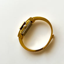 Load image into Gallery viewer, Vintage Gold-Plated Bucherer Mechanical Bangle Watch with Concealed Dial