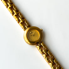 Load image into Gallery viewer, Vintage 1990s Gold-Plated Ladies' Seiko Quartz Watch With Intricate Bracelet
