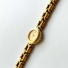 Load image into Gallery viewer, Vintage 1990s Gold-Plated Ladies' Seiko Quartz Watch With Intricate Bracelet