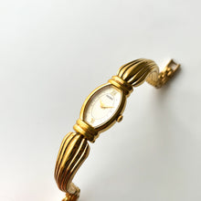 Load image into Gallery viewer, Vintage 1990s Gold-Plated Ladies' Seiko Quartz Watch With Semi Bangle Bracelet