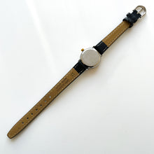 Load image into Gallery viewer, Vintage Sun & Moon Moulin Quartz Watch with Black Leather Strap