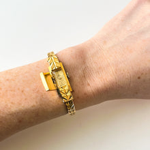 Load image into Gallery viewer, Vintage Gold-Plated Bucherer Mechanical Bangle Watch with Concealed Dial