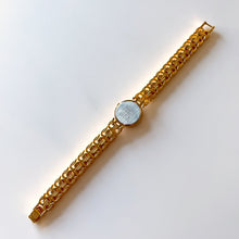 Load image into Gallery viewer, Vintage 1990s Gold-Plated Ladies' Seiko Quartz Watch With Intricate Bracelet