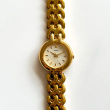 Load image into Gallery viewer, Vintage 1990s Gold-Plated Ladies' Seiko Quartz Watch With Intricate Bracelet