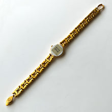 Load image into Gallery viewer, Vintage 1990s Gold-Plated Ladies' Seiko Quartz Watch With Intricate Bracelet