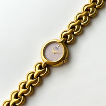 Load image into Gallery viewer, Vintage 1990s Gold-Plated Ladies' Seiko Quartz Watch With Intricate Bracelet and Pink Dial