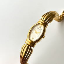 Load image into Gallery viewer, Vintage 1990s Gold-Plated Ladies' Seiko Quartz Watch With Semi Bangle Bracelet