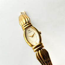 Load image into Gallery viewer, Vintage 1990s Gold-Plated Ladies' Seiko Quartz Watch With Semi Bangle Bracelet