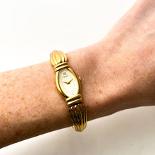 Load image into Gallery viewer, Vintage 1990s Gold-Plated Ladies' Seiko Quartz Watch With Semi Bangle Bracelet