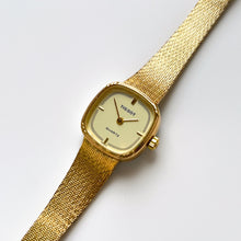 Load image into Gallery viewer, Ladies' Vintage Gold-Plated Tissot Quartz Watch with Beige Dial