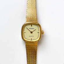 Load image into Gallery viewer, Ladies' Vintage Gold-Plated Tissot Quartz Watch with Beige Dial