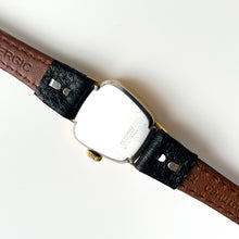 Load image into Gallery viewer, Gold-Plated Bifora Mechanical Watch with Gold Plated Case and Leather Strap