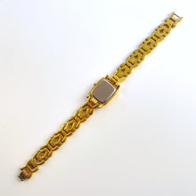 Load image into Gallery viewer, Ladies' Gold-Plated Accurist Quartz Watch with Beige Square Dial