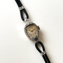 Load image into Gallery viewer, Vintage 1960 Ladies' Two-Tone Bulova Mechanical Watch with Cordette Strap