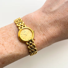 Load image into Gallery viewer, Vintage 1990s Gold-Plated Ladies' Seiko Quartz Watch With Thin Bracelet