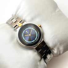 Load image into Gallery viewer, Vintage 90s Yves Saint Laurent Ladies' Quartz Watch with Stainless Steel Bracelet and Blue Dial