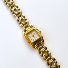 Load image into Gallery viewer, Ladies' Gold-Plated Accurist Quartz Watch with Beige Square Dial