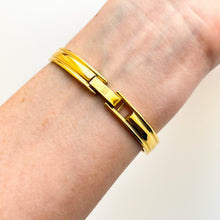 Load image into Gallery viewer, Vintage 1995 Gold-Plated Ladies' Givenchy Bangle Watch with Blue Dial and Quartz Movement