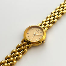 Load image into Gallery viewer, Vintage 1990s Gold-Plated Ladies' Seiko Quartz Watch With Thin Bracelet