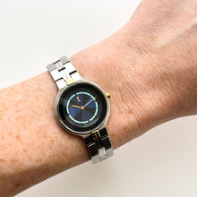 Load image into Gallery viewer, Vintage 90s Yves Saint Laurent Ladies' Quartz Watch with Stainless Steel Bracelet and Blue Dial