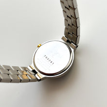 Load image into Gallery viewer, Vintage 90s Yves Saint Laurent Ladies' Quartz Watch with Stainless Steel Bracelet and Blue Dial