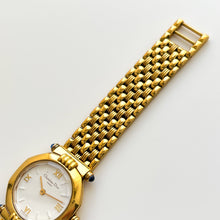 Load image into Gallery viewer, Vintage Christian Dior Gold-Plated Ladies' Quartz Watch with White Dial