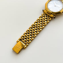 Load image into Gallery viewer, Vintage Christian Dior Gold-Plated Ladies' Quartz Watch with White Dial