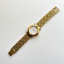 Load image into Gallery viewer, Vintage Christian Dior Gold-Plated Ladies' Quartz Watch with White Dial