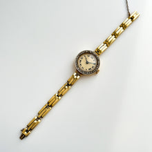 Load image into Gallery viewer, Antique 18ct Solid Gold Ladies Mechanical Watch with Diamond-Set Bezel